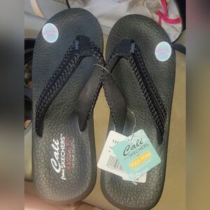 Skechers Black Yoga Foam Sandals